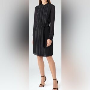 Reiss Cairn long sleeve shift dress